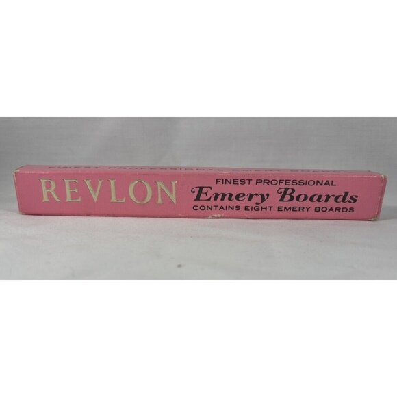 VINTAGE REVLON FINEST PROFESSIONAL EMERY BOARDS 6 in Box Movie Prop - Picture 1 of 6
